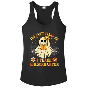 You CanT Scare Me I Teach Kindergarten Halloween Teacher Funny Gift Ladies PosiCharge Competitor Racerback Tank