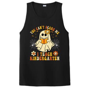 You CanT Scare Me I Teach Kindergarten Halloween Teacher Funny Gift PosiCharge Competitor Tank