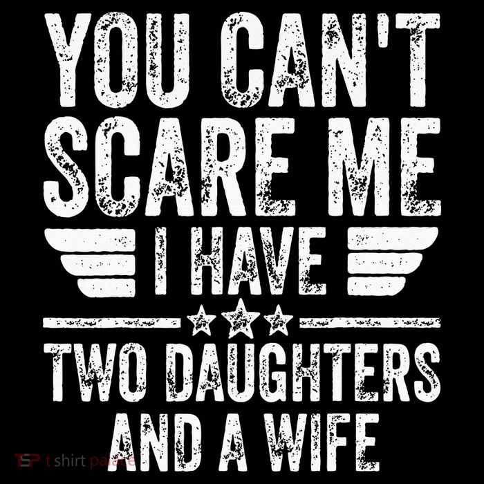You Cant Scare Me I Have Two Daughters And A Wife Stripe Pom Pom Beanie