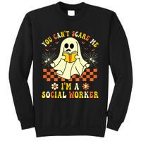 You Cant Scare Me Im A School Social Worker Halloween Sweatshirt