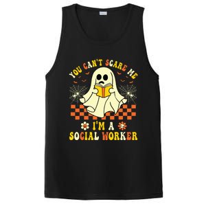 You Cant Scare Me Im A School Social Worker Halloween PosiCharge Competitor Tank