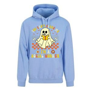 You Cant Scare Me Im A School Social Worker Halloween Unisex Surf Hoodie