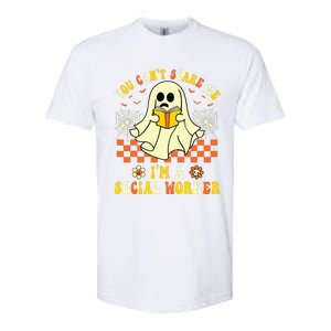 You Cant Scare Me Im A School Social Worker Halloween Softstyle CVC T-Shirt