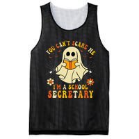 You CanT Scare Me IM A School Secretary Halloween Candy Mesh Reversible Basketball Jersey Tank