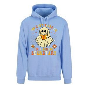 You CanT Scare Me IM A School Secretary Halloween Candy Unisex Surf Hoodie