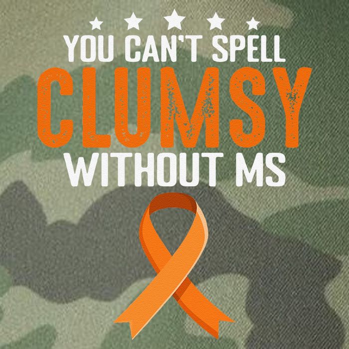 You Cant Spell Clumsy Without MS Awareness Empowerment Legacy Tie Dye Trucker Hat