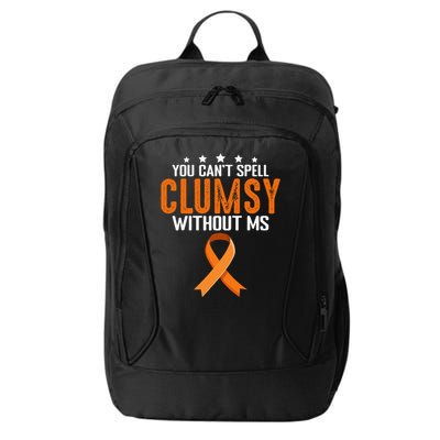 You Cant Spell Clumsy Without MS Awareness Empowerment City Backpack