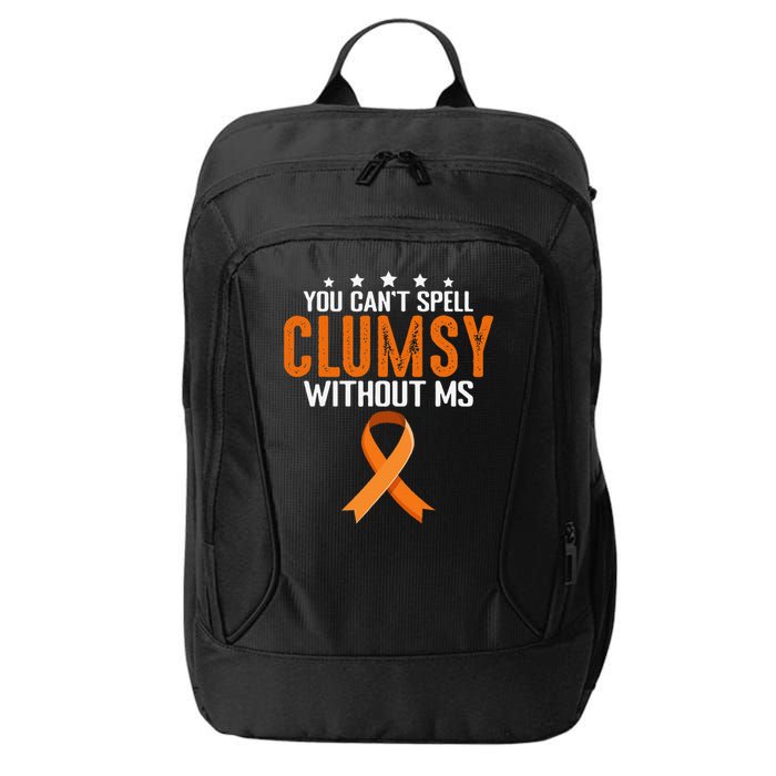 You Cant Spell Clumsy Without MS Awareness Empowerment City Backpack
