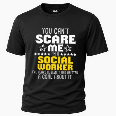 You CanT Scare Me IM A Social Worker Community Servant Performance Shirt