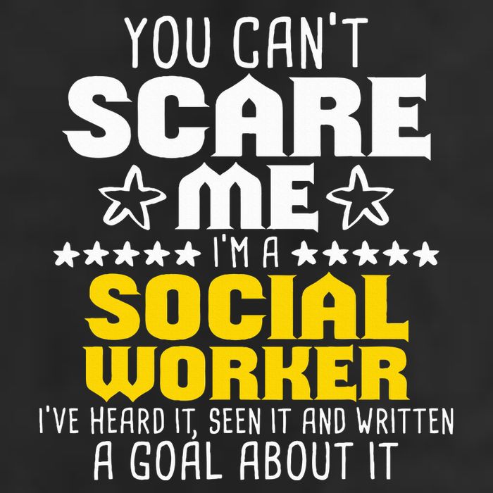 You CanT Scare Me IM A Social Worker Community Servant Premium Pullover Hoodie