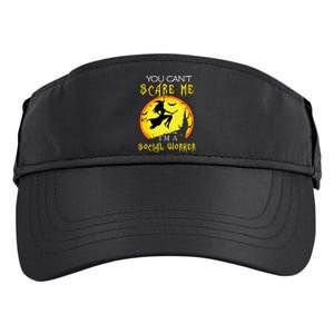 You Cant Scare Me Im Social Worker Halloween Costume Adult Drive Performance Visor