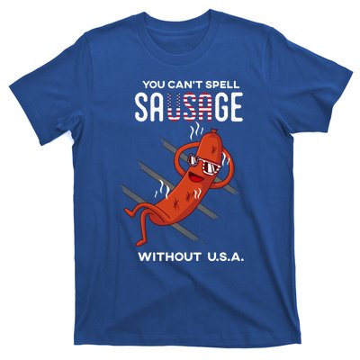 You Cant Spell Sausage Without Usa Funny Funny Gift T-Shirt