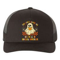 You CanT Scare Me IM A School Social Worker Halloween Yupoong Adult 5-Panel Trucker Hat