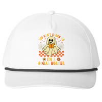 You CanT Scare Me IM A School Social Worker Halloween Snapback Five-Panel Rope Hat