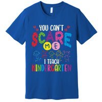 You CanT Scare Me I Teach Kindergarten Teacher Gift Premium T-Shirt