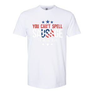 You Cant Spell Sausage Without Usa Gift Softstyle CVC T-Shirt