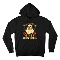 You CanT Scare Me IM A School Social Worker Halloween Hoodie