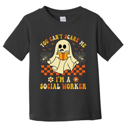 You CanT Scare Me IM A School Social Worker Halloween Toddler T-Shirt