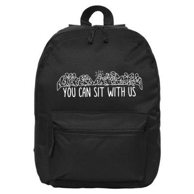 You Can Sit With Us Jesus And Twelve Apostles 16 in Basic Backpack