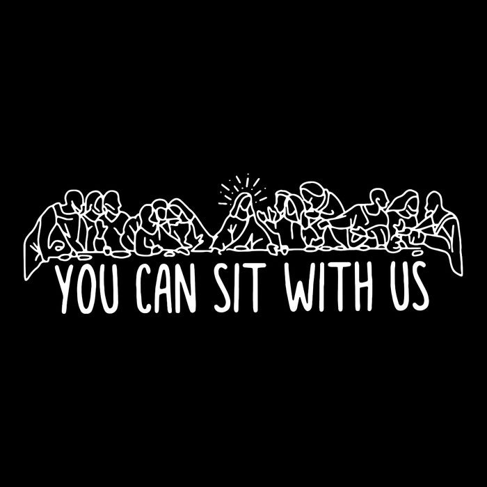 You Can Sit With Us Jesus And Twelve Apostles 16 in Basic Backpack
