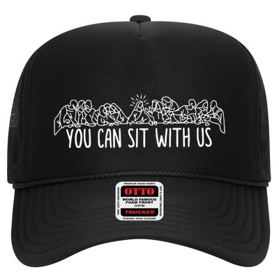You Can Sit With Us Jesus And Twelve Apostles Trucker Hat