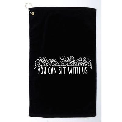 You Can Sit With Us Jesus And Twelve Apostles Golf Towel