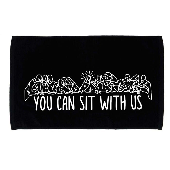 You Can Sit With Us Jesus And Twelve Apostles Microfiber Hand Towel