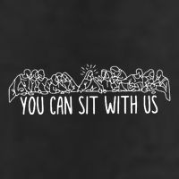 You Can Sit With Us Jesus And Twelve Apostles Microfiber Hand Towel