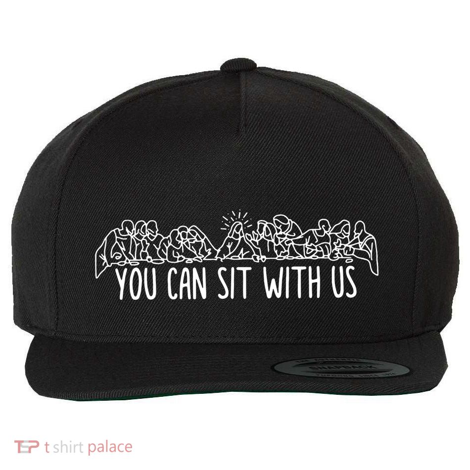 You Can Sit With Us Jesus And Twelve Apostles Wool Snapback Cap