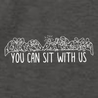 You Can Sit With Us Jesus And Twelve Apostles Vector Backpack
