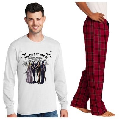 You Cant Sit With Us Funny Witchs Long Sleeve Pajama Set