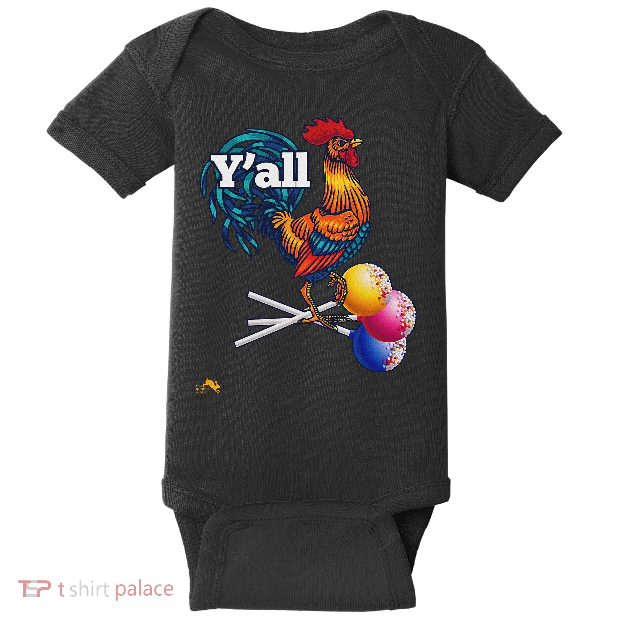 Y'all Cock Suckers Funny Cocksucker Gift Baby Bodysuit