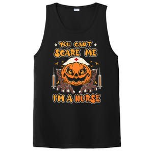 You Cant Scare Me Im A Nurse Funny Halloween Nurse Costume Funny Gift PosiCharge Competitor Tank