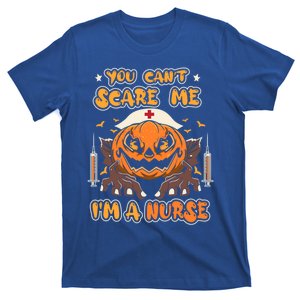 You Cant Scare Me Im A Nurse Funny Halloween Nurse Costume Funny Gift T-Shirt