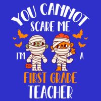 You CanT Scare Me IM A 1st Grade Teacher Cute Mummy Ghost Gift 16 in Basic Backpack