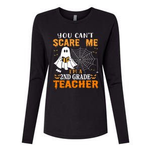 You CanT Scare Me IM A 2nd Grade Teacher Meaningful Gift Womens Cotton Relaxed Long Sleeve T-Shirt