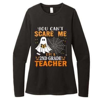 You CanT Scare Me IM A 2nd Grade Teacher Meaningful Gift Womens CVC Long Sleeve Shirt