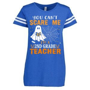 You CanT Scare Me IM A 2nd Grade Teacher Meaningful Gift Enza Ladies Jersey Football T-Shirt