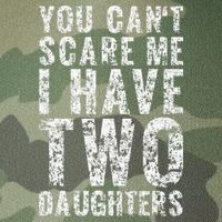 You Can't Scare Me I Have Two Daughters Dad Father Day Legacy Tie Dye Trucker Hat