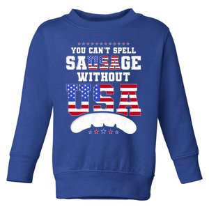 You Cant Spell Sausage Without Usa Oktoberfest Gift Toddler Sweatshirt