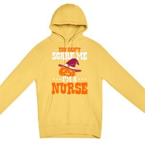 You Cant Scare Me Im A Nurse Funny Gift Premium Pullover Hoodie