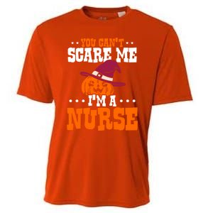 You Cant Scare Me Im A Nurse Funny Gift Cooling Performance Crew T-Shirt