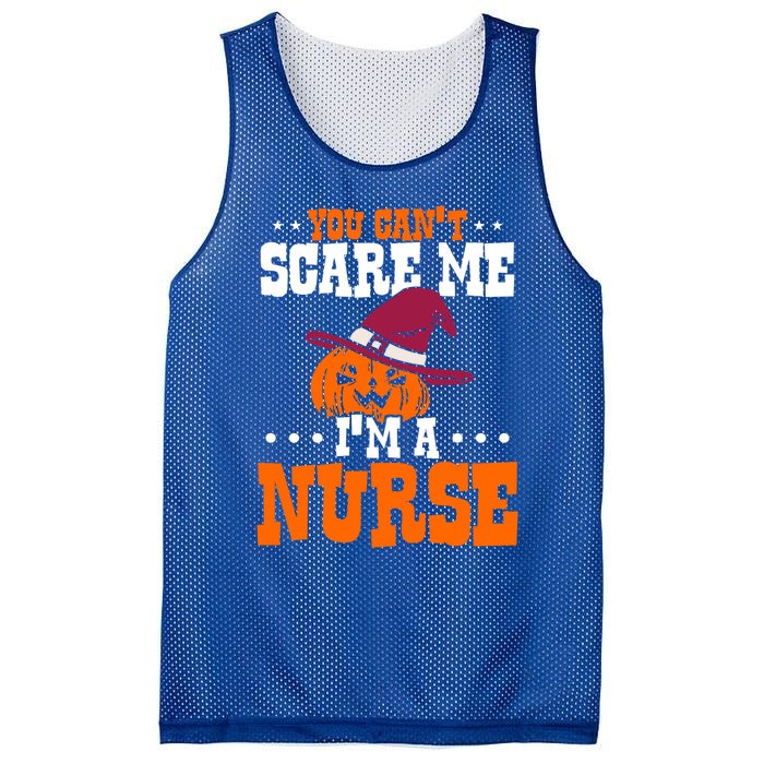 You Cant Scare Me Im A Nurse Funny Gift Mesh Reversible Basketball Jersey Tank