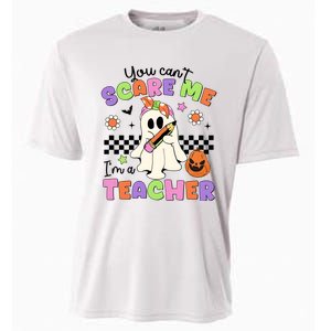 You Cant Scare Me IM A Teacher Halloween Cooling Performance Crew T-Shirt