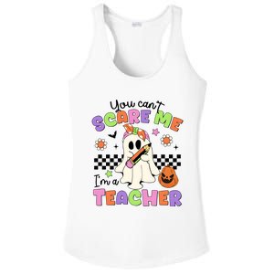 You Cant Scare Me IM A Teacher Halloween Ladies PosiCharge Competitor Racerback Tank