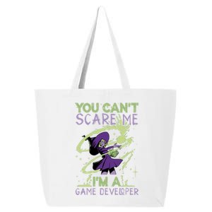 You CanT Scare Me IM A Game Developer Witch Casting Puns Gift 25L Jumbo Tote