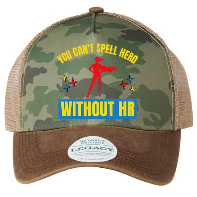 You CanT Spell Hero Without Hr Legacy Tie Dye Trucker Hat