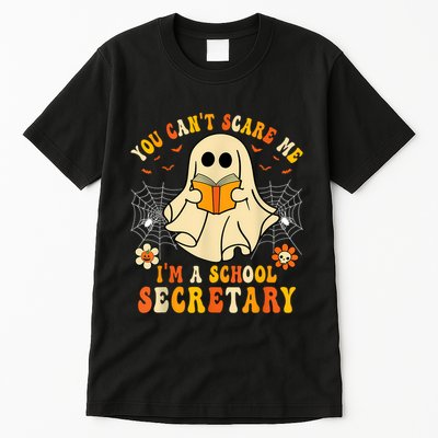 You CanT Scare Me IM A School Secretary Halloween Candy Tall T-Shirt