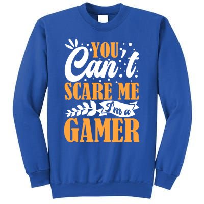 You CanT Scare Me IM A Gamer Gaming Funny Video Game Lover Gift Sweatshirt