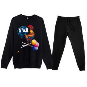 YAll Cock Suckers Premium Crewneck Sweatsuit Set